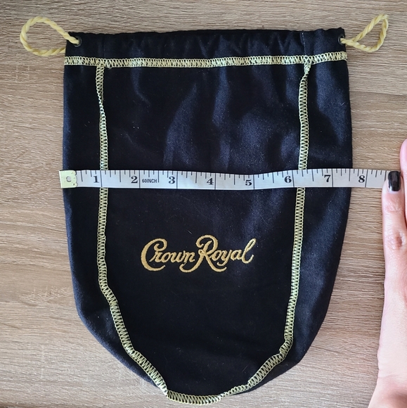 Orange and gold crown royal dust bag - Picture 4 of 5